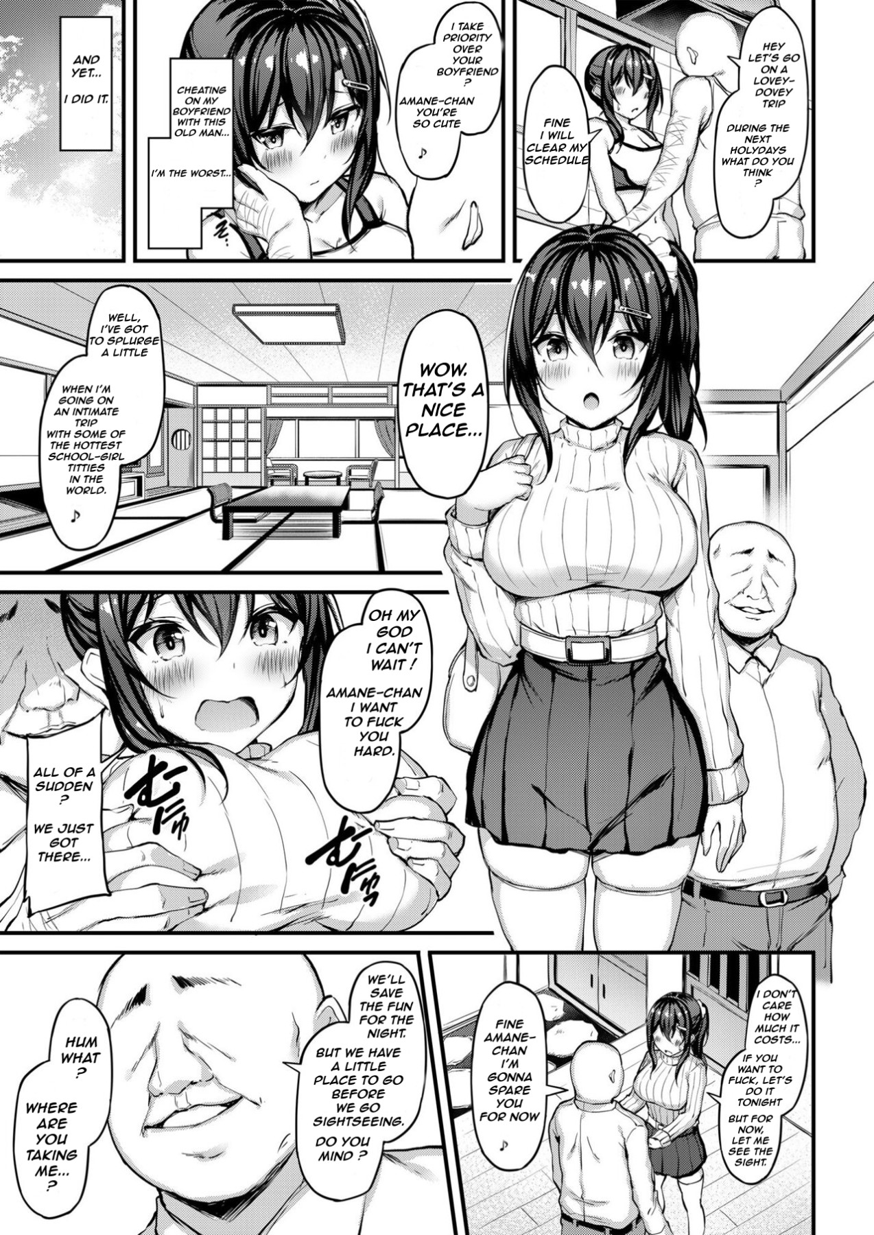 Hentai Manga Comic-The Reason My Girlfriend's Going On a Trip Without Me-Read-5